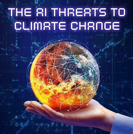 환경단체가 발행한 ‘기후변화에 대한 AI의 위협’ 보고서 표지