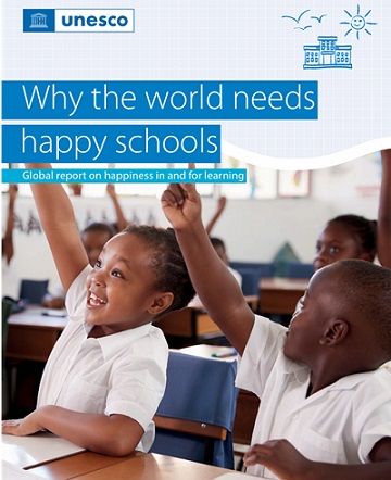 세상에 행복한 학교가 필요한 이유: 학습을 위한 행복에 관한 글로벌 보고서 표지(출처=유네스코)